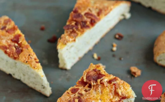 Bacon E Queijo Pão Focaccia