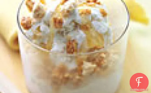 Sorvete De Baunilha Com Doces De Gergelim E Halvah