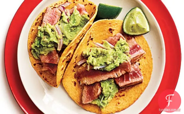 Tacos De Atum-Guacamole