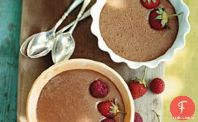 Cremes de chocolate ao leite