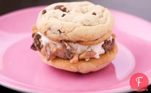 Chocolate Chip - Sanduíches De Sorvete De Baunilha