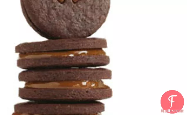 Dulce De Leche Bat Cookies