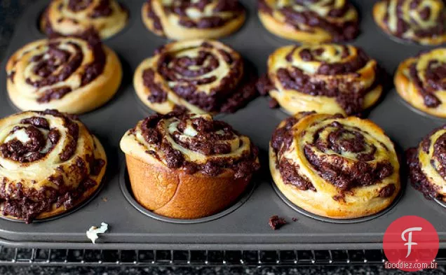 Chocolate Swirl Pãezinhos