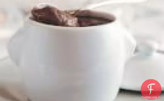Cinco Potes De Chocolate Pimenta De Crème