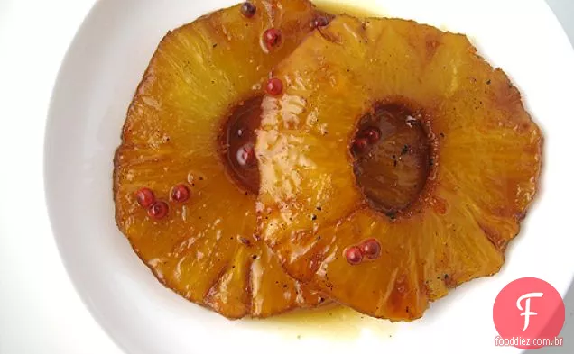 Abacaxi Assado Com Pimenta Rosa