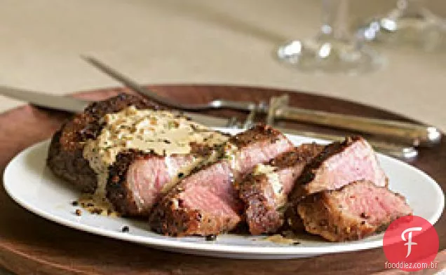 Bife Au Poivre Com Molho De Conhaque