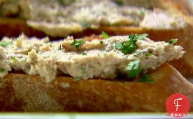 Crostini com Tapenade de atum