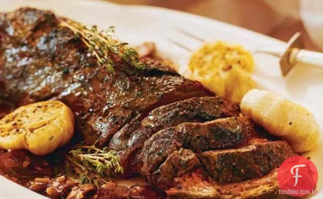 Filé Mignon Apimentado Com Molho Portobello-Marsala