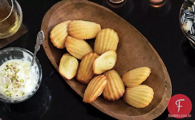 Flor de laranjeira-mel Madeleines