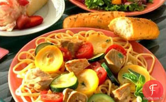 Linguine Com Legumes E Atum