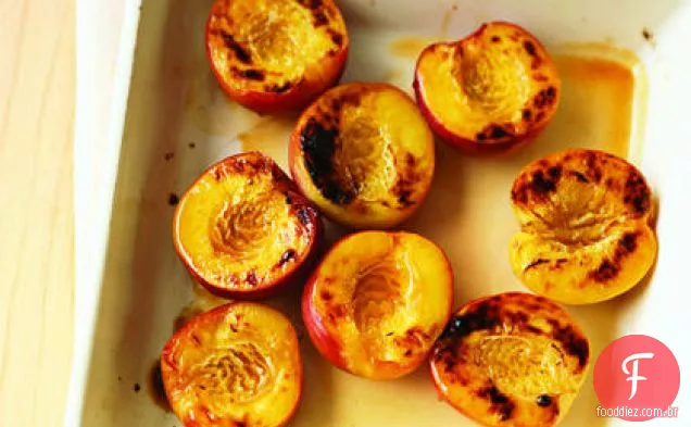 Nectarinas Grelhadas Com Mel