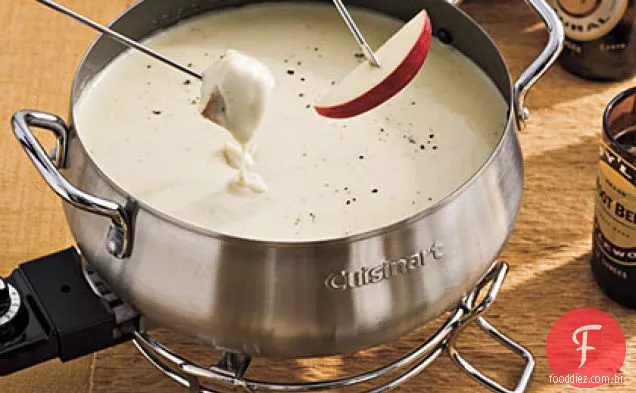 Fondue de dois queijos e mel