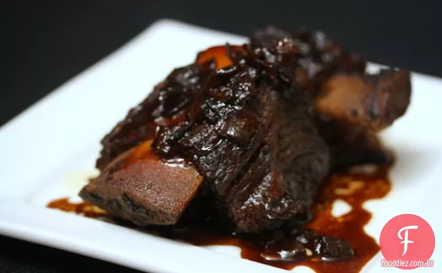 Stout-costelas curtas refogadas com soja e mel