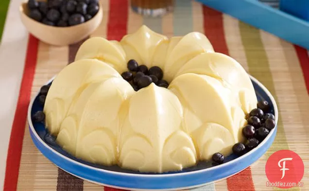 Gelatina Cremosa De Limão E Mel