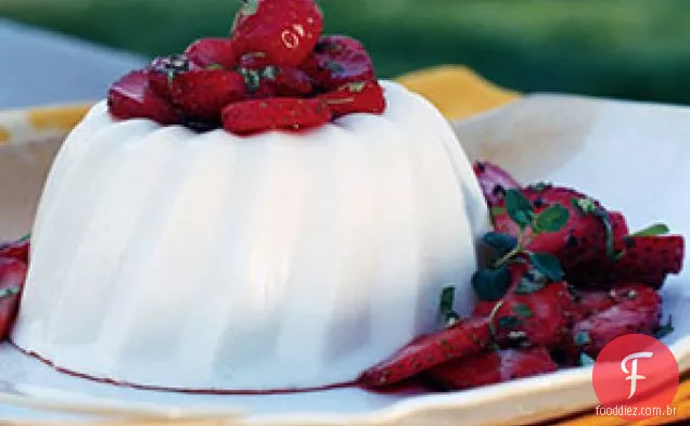 Queijo De Cabra E Mel Blancmange