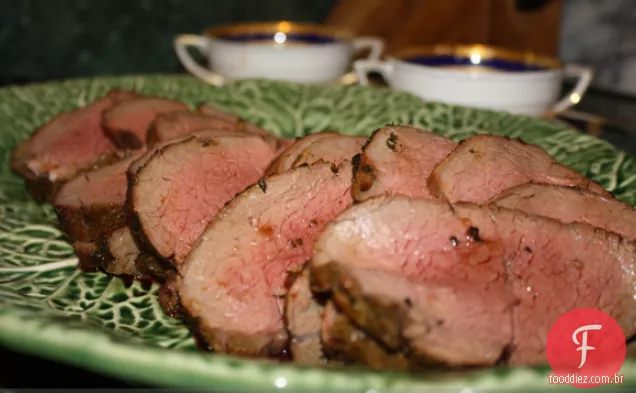 Bife De Lombo Marinado Com Mel E Ervas