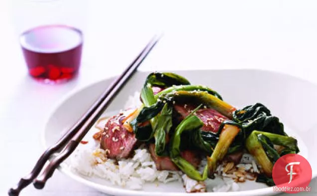 London Broil Marinado Com Soja