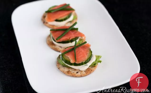 Sushi Em Um Biscoito Com Tamari Ginger Dip
