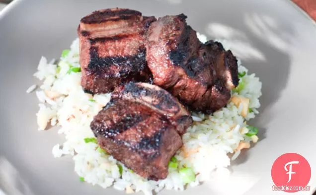 Costelas Kalbi Com Arroz De Macadâmia
