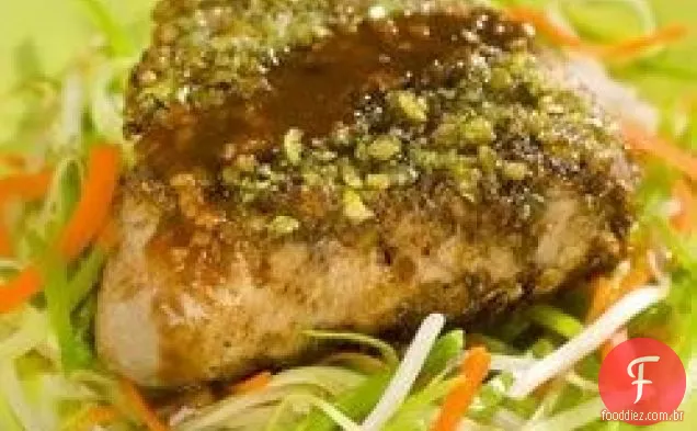 Bifes De Atum Incrustados Com Wasabi