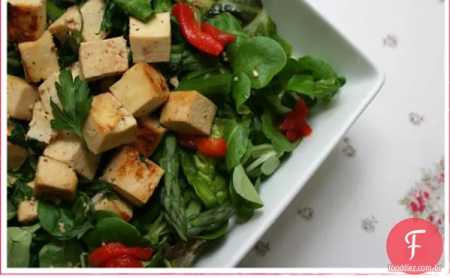 Sésamo-soja tofu refogado