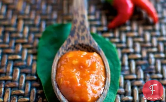 Receita De Molho Picante De Pimenta-Estilo Sriracha