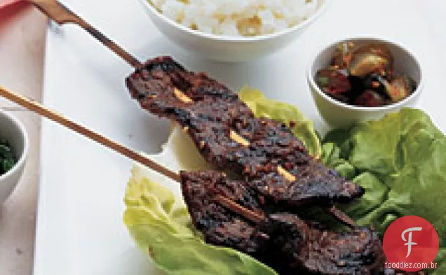 Kebabs De Costela Curta Coreana