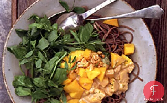 Trigo mourisco-salada de macarrão