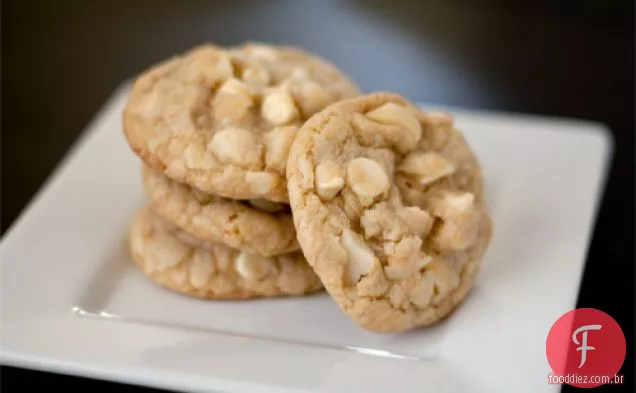 Biscoitos De Macadâmia Com Chocolate Branco