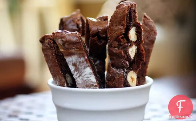 Chocolate Avelã Biscotti
