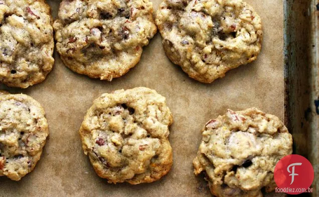 Biscoitos De Aveia, Chocolate E Nozes