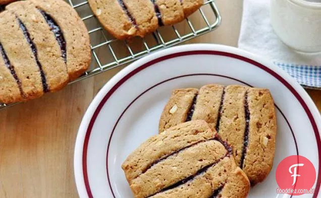 Manteiga De Amendoim E Geleia Icebox Cookies
