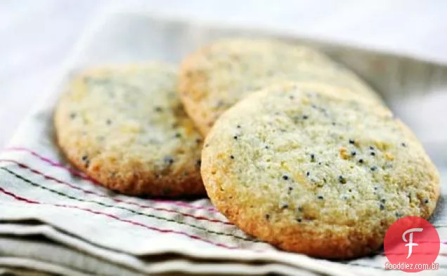 Biscoitos De Sementes De Papoula Laranja