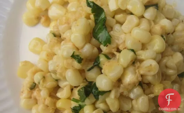 Parmesão Coentro Frigideira Milho