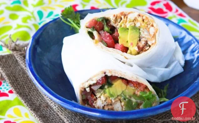Café da manhã vegano de 10 minutos Burritos