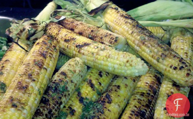 Receita Mexicana De Milho Grelhado