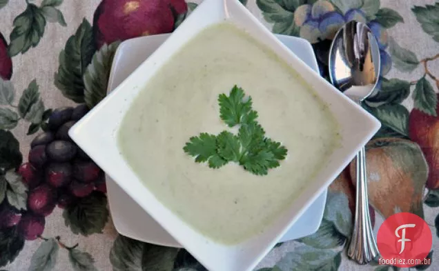 Creme de sopa de coentro