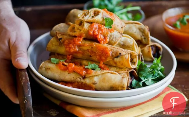 Receita Crocante De Taco De Camarão