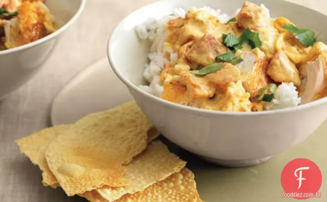 Curry de frango com pressa