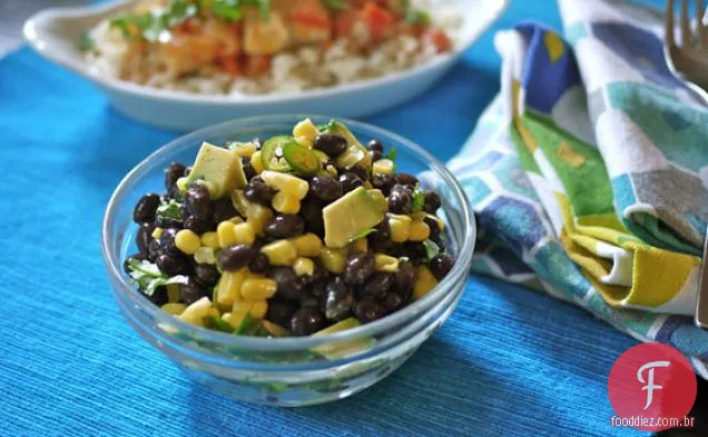 Salada De Milho E Feijão Preto