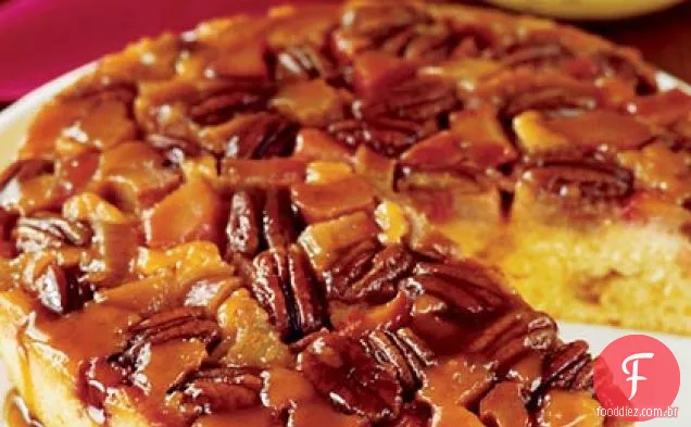 Bolo De Ruibarbo De Cabeça Para Baixo