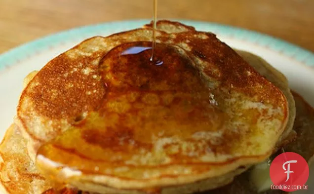 Panquecas de suco de laranja sem glúten
