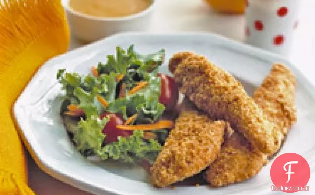 Dedos De Frango Com Molho De Laranja
