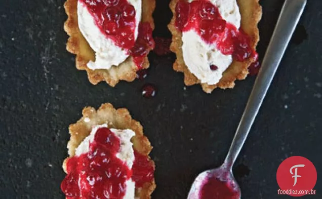 Tortinhas de creme de amêndoa