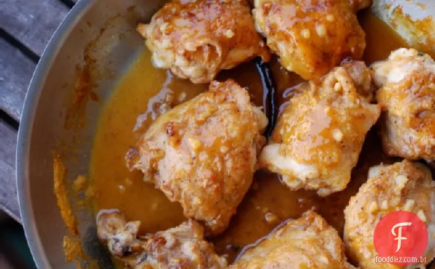 Frango Com Suco De Laranja E Baunilha