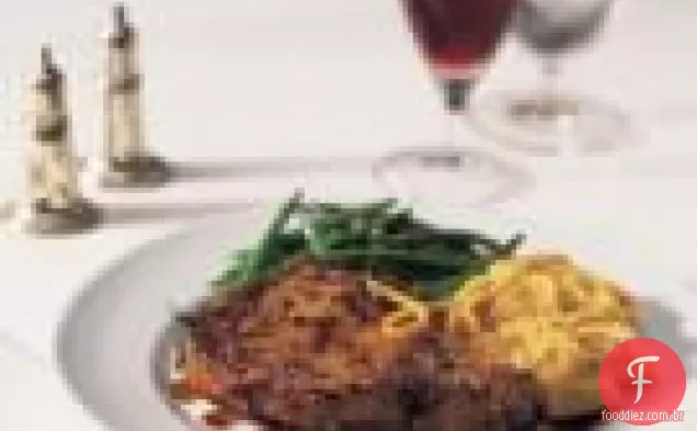 Costeletas De Vitela Caramelizadas Com Xarope Balsâmico