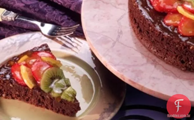 Chocolate sem farinha-bolo de noz-pecã