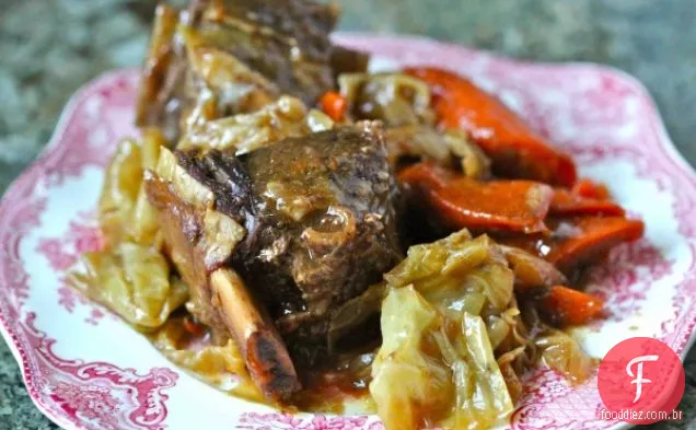 Crock Pot Receita De Costelas Curtas Refogadas