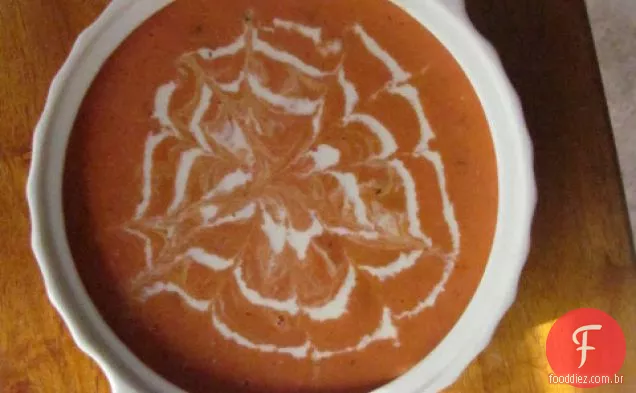 Sopa Laranja Tomate