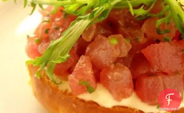 Tuna Tartare Burger